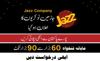 Career at Jazz Pakistan