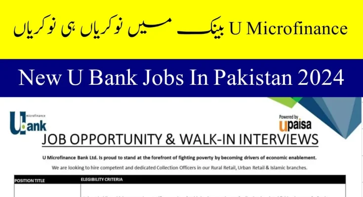 Career at U Microfinance Bank Ltd. (U Bank)